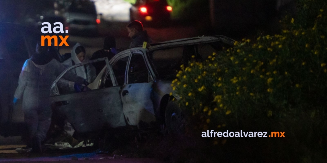 Incendian auto con un cadáver en la cajuela