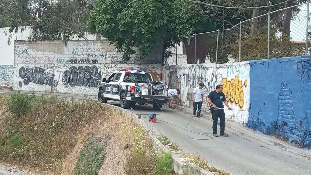 SSPCM recupera espacios públicos vandalizados en la Francisco Villa