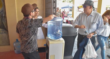 Ayuntamiento de Tijuana instaló puntos estratégicos de hidratación