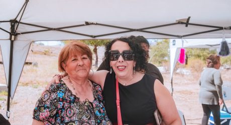 Araceli Brown asiste al Primer Tianguis Artesanal en Rancho 40