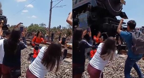 Mujer muere por intentar selfie en el paso de la locomotora Empress 2816