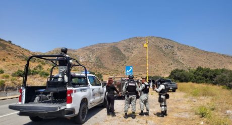 Autoridades realizaron operativo de búsqueda en la Autopista Tijuana -Mexicali