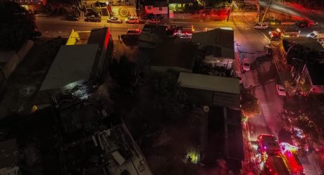 Evacuan viviendas por incendio en la colonia Patrimonial Benito Juárez