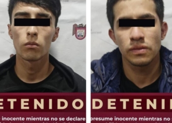 Policía municipal captura a dos  personas por tráfico de indocumentados