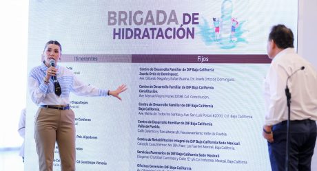 Gobernadora Marina del Pilar invita a utilizar los puntos de hidratación en verano