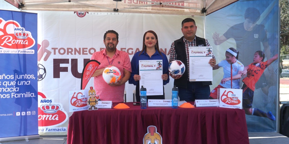 Presentó IMDET torneo delegacional de futbol 7