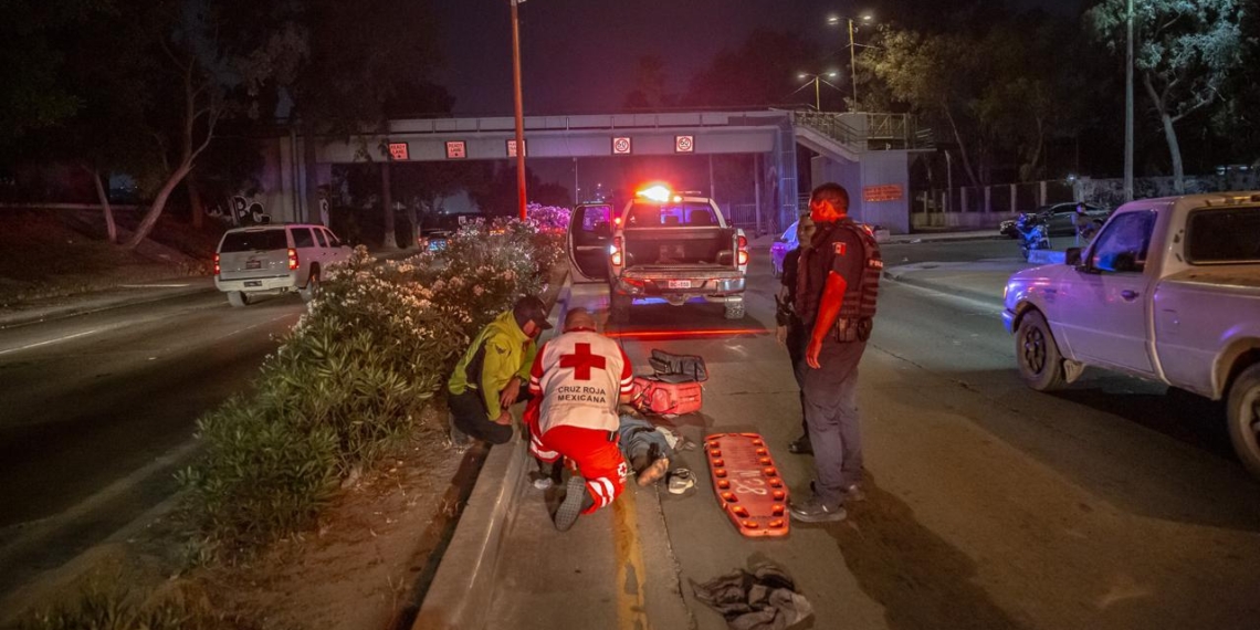 Atropellan a persona en situación de calle en la Vía Rápida