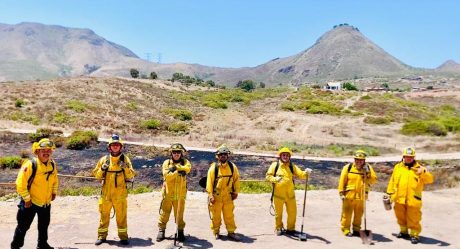 Realiza Bomberos Rosarito acciones preventivas ante incendios forestales en la Zona Sur