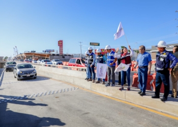 Da banderazo Gobernadora Marina del Pilar a primera etapa del distribuidor vial Lázaro Cárdenas y Carranza