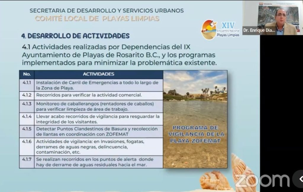 Presenta Gobierno Municipal informe de gestión ante Comité Local de Playas Limpias