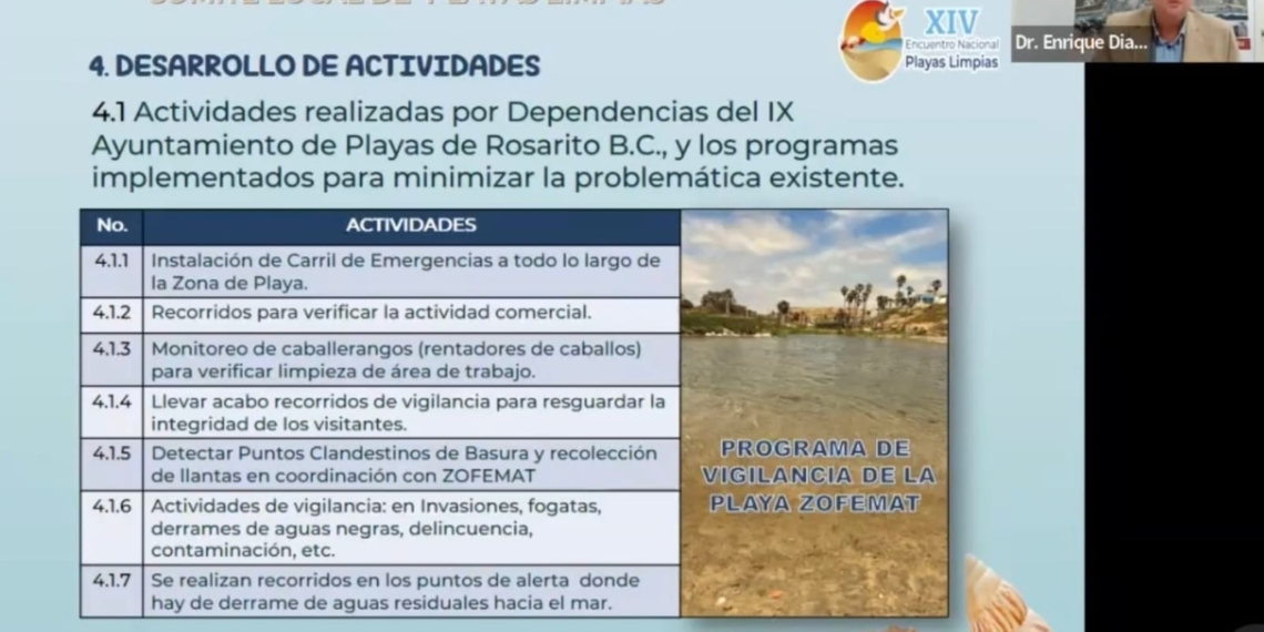 Presenta Gobierno Municipal informe de gestión ante Comité Local de Playas Limpias