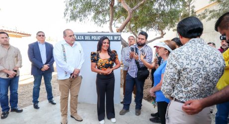 Alcaldesa Montserrat Caballero deja parque a vecinos de La Cacho