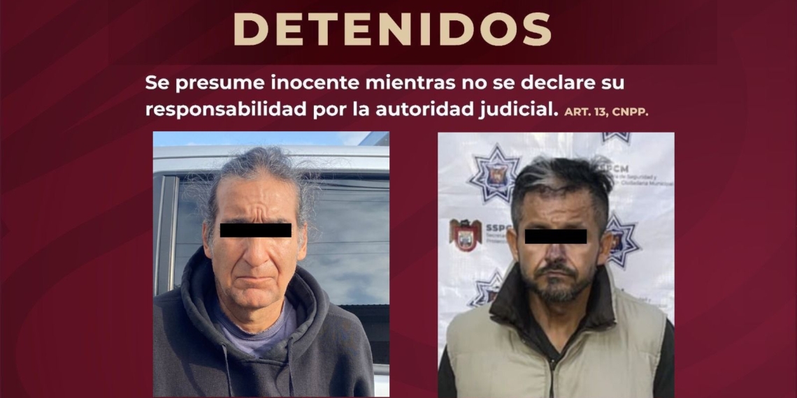 Dos prófugos de la justicia fueron capturados por agentes municipales