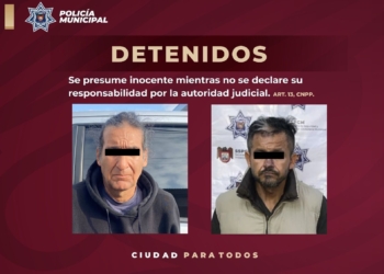 Dos prófugos de la justicia fueron capturados por agentes municipales