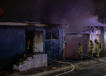 Incendio deja una persona herida y pérdidas materiales