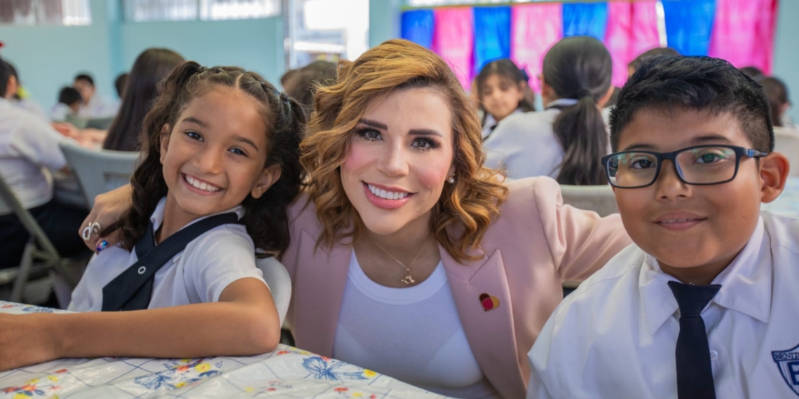 Arranca el regreso a clases con desayunos de pancita llena corazón contento: Gobernadora Marina del Pilar