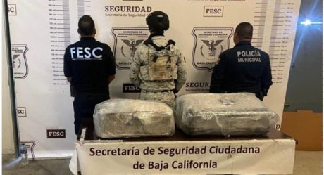 Grupo de coordinación asegura más de 30 kg de metanfetamina en Tijuana