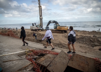 Protección Civil BC suspende obras de remodelación del Malecón de Playas de Tijuana