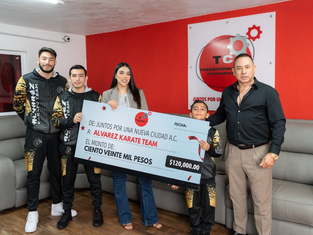 Noticias desde Tijuana | Transformación Ciudadana Apoya al Alvarez Karate Team con Donativo para Campeonato Mundial en Grecia