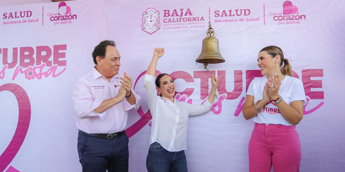 Reafirma gobernadora Marina del Pilar compromiso para prevenir cáncer de mama en BC