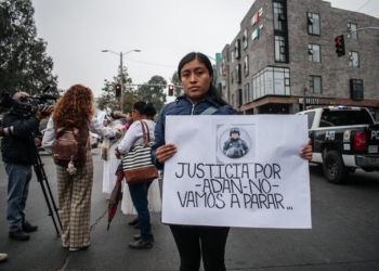 Exigen justicia por Adán Morales; policía penitenciario asesinado por un elemento de la Guardia Nacional