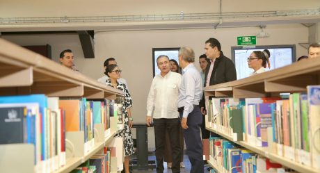 Cumple Gobernador Durazo con rehabilitación de calles del centro histórico y entrega de biblioteca del Colson