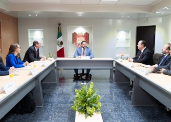 Alcalde Ismael Burgueño recibe al Cónsul General de Estados Unidos Christopher Teal