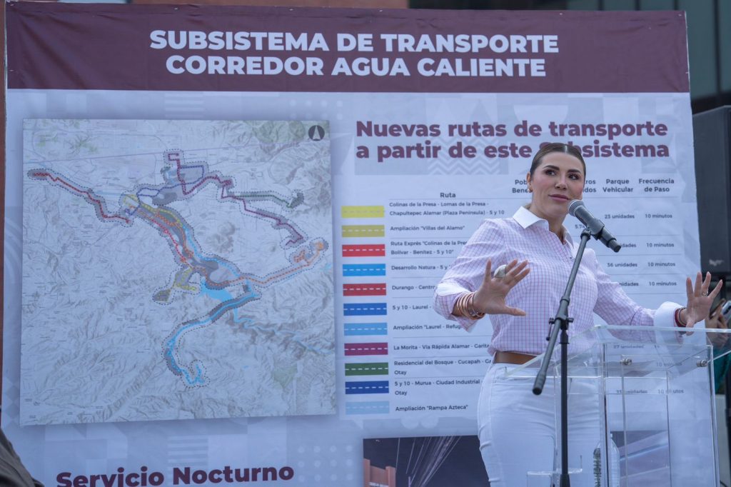 Suman más camiones para la ruta del Corredor Agua Caliente