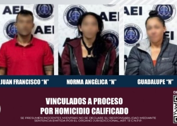 Dos mujeres y un hombre vinculados a proceso por asesinato del Subcomandante Gerardo González