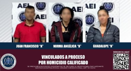 Dos mujeres y un hombre vinculados a proceso por asesinato del Subcomandante Gerardo González