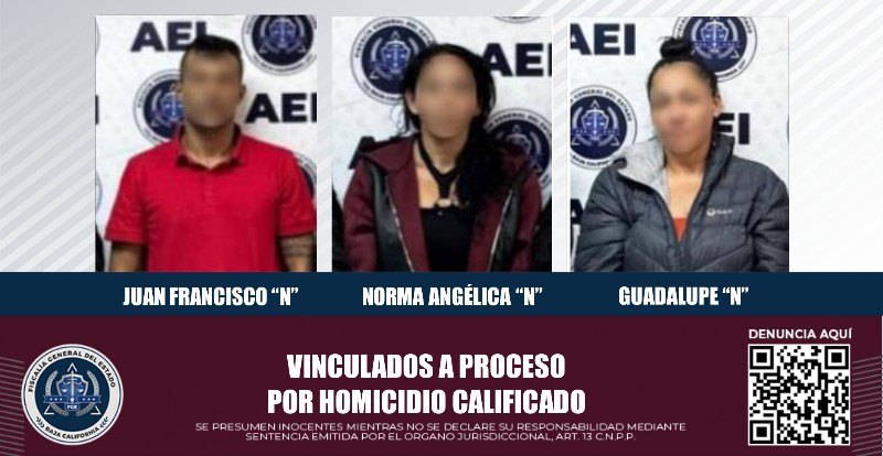 Dos mujeres y un hombre vinculados a proceso por asesinato del Subcomandante Gerardo González