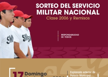 Domingo 17 de noviembre realizarán el Sorteo del Servicio Militar Nacional