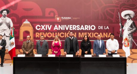 Ayuntamiento de Tijuana el 114 aniversario de la Revolución mexicana con desfile cívico deportivo