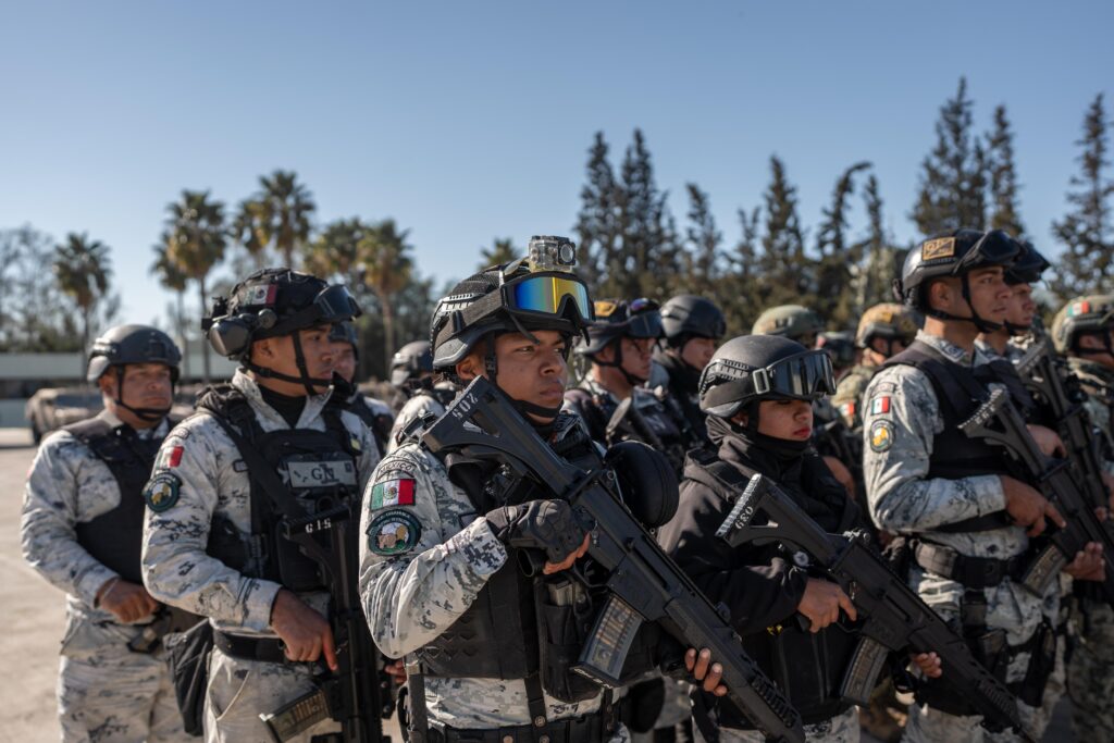 ARRIBAN 210 ELEMENTOS DEL EJéRCITO MEXICANO Y GUARDIA NACIONAL A TIJUANA