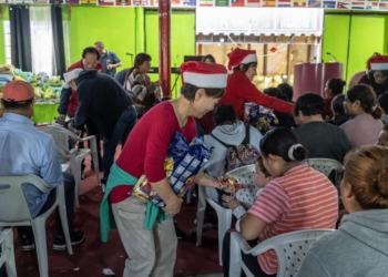 Celebran el Día del Migrante en el Albergue Ágape