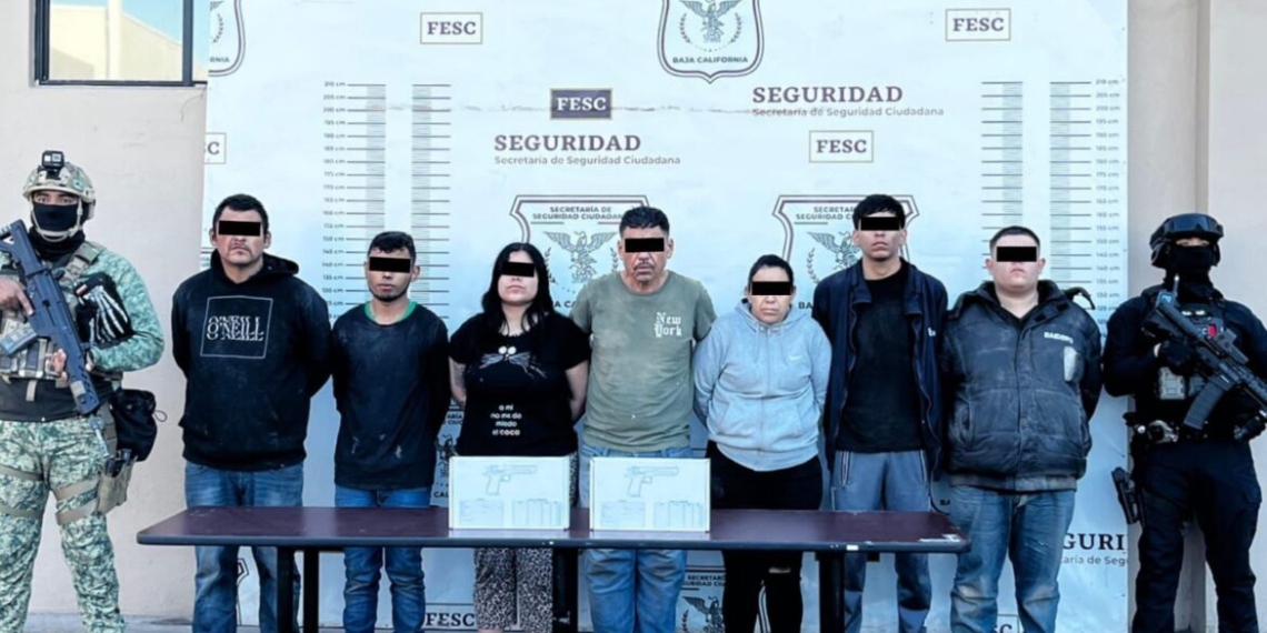 Rescatan a dos personas secuestradas y detienen a siete presuntos delincuentes