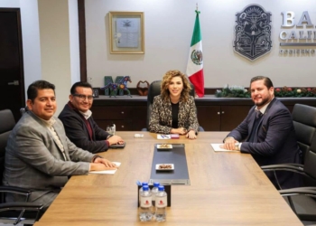 Alcalde de Tijuana sostiene reunión con la gobernadora Marina del Pilar