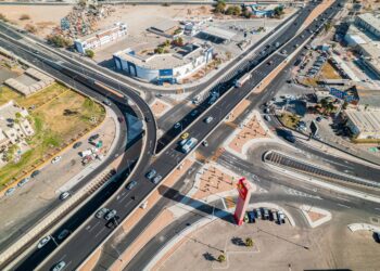 Gobernadora Marina del Pilar inaugura distribuidor vial Lázaro Cárdenas para optimizar la movilidad de Mexicali