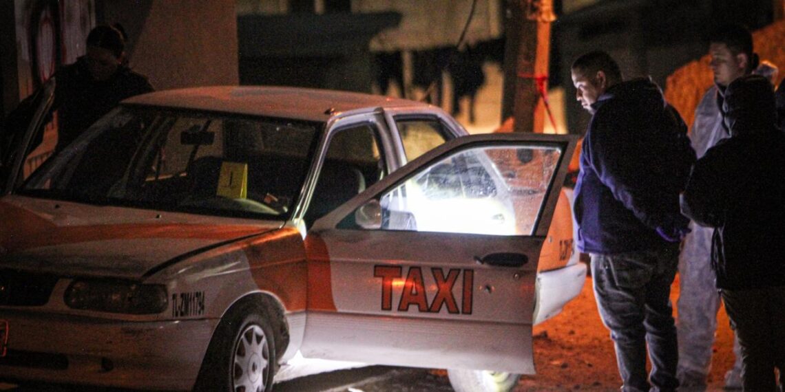 Asesinan a chofer de taxi libre