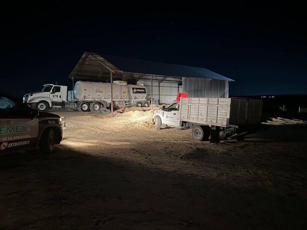 Hallan más de 100 mil litros de hidrocarburos de toma clandestina en Tecate