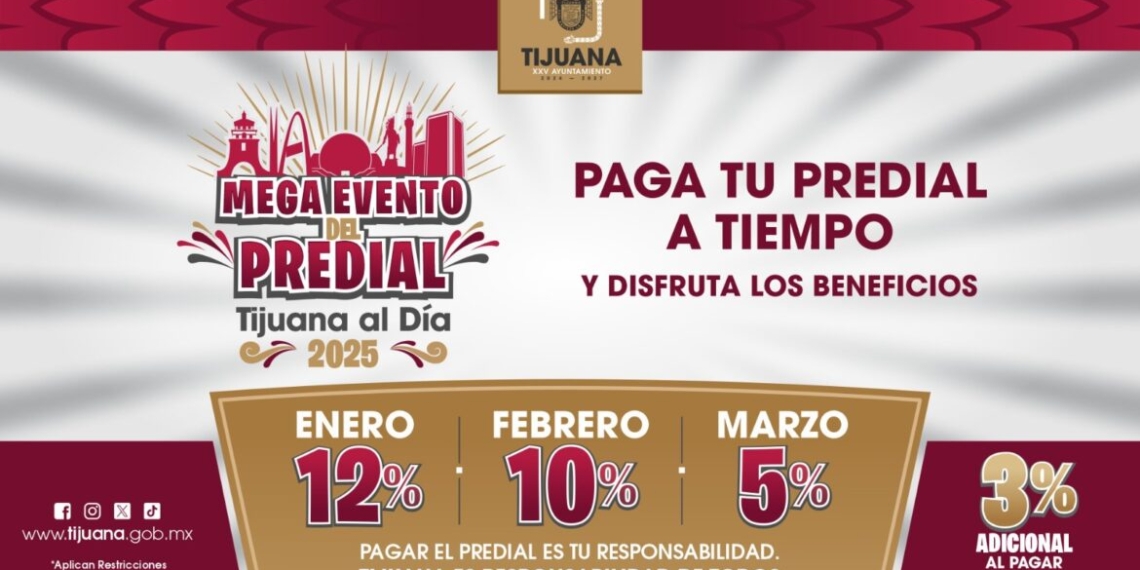 Inicia enero con 12 por ciento de descuento en pago del predial