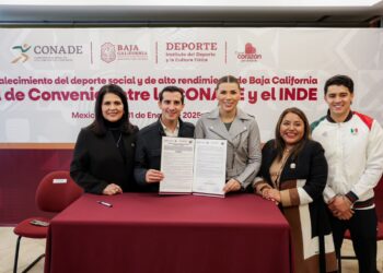 Gobierno de Marina del Pilar y Conade firman convenio para impulsar el deporte bajacaliforniano