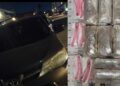 Mujer iba a trabajar a San Diego y encuentra más de 35 kg de droga en su auto