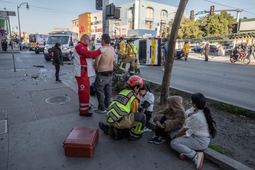 Siete heridos y un muerto el saldo accidente en Zona Centro