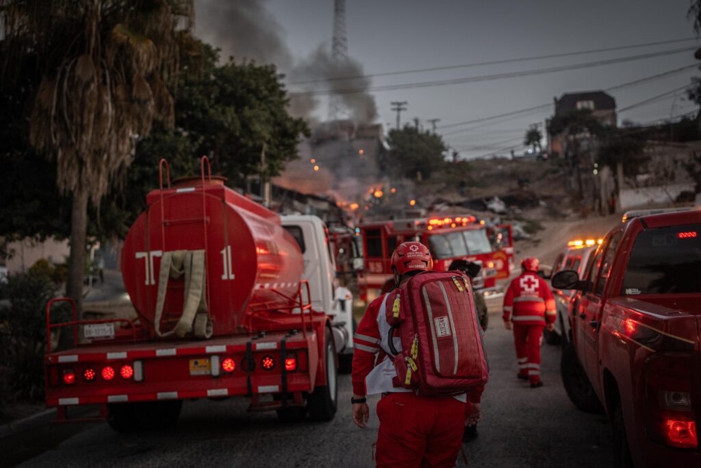 Incendio en La Liber; un taller y dos casas afectadas