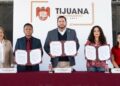 Firma XXV Ayuntamiento de Tijuana convenio de colaboración con la Escuela Normal Fronteriza