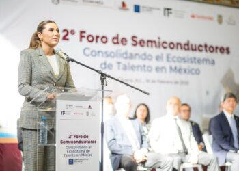 Gobernadora resalta potencial de BC para liderar la cadena de suministro de semiconductores en Norteamérica