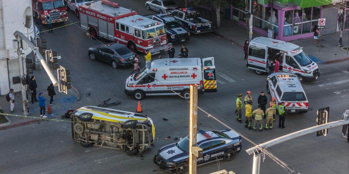 Siete heridos y un muerto el saldo accidente en Zona Centro