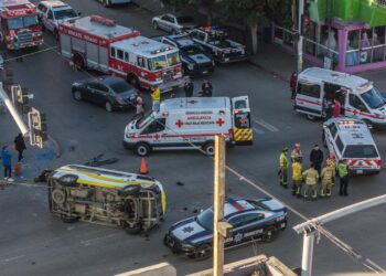 Siete heridos y un muerto el saldo accidente en Zona Centro