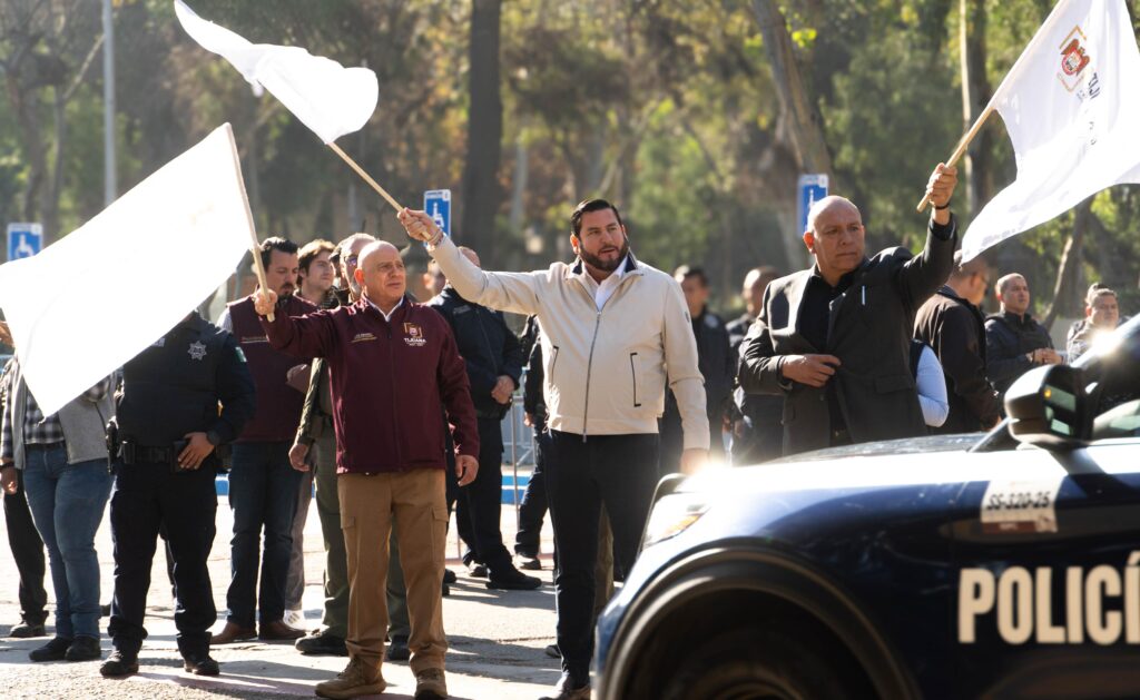 Ismael Burgueño da banderazo de salida a 85 nuevas unidades de la Policía Municipal